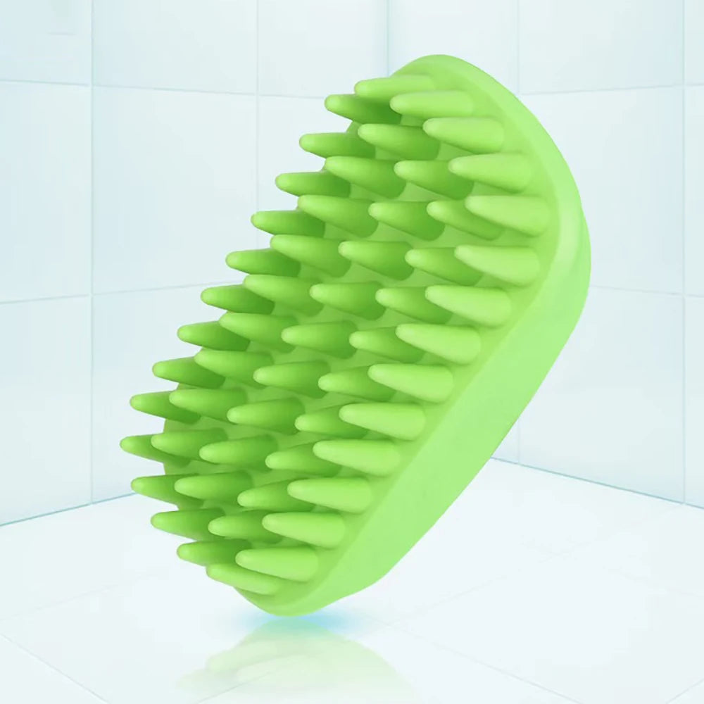 Pet Bath Comb Soft Silicone Anti Slip Soothing Beauty Massage Brush Remove Loose Hair From Cats/Dogs Pet Cleaning Products