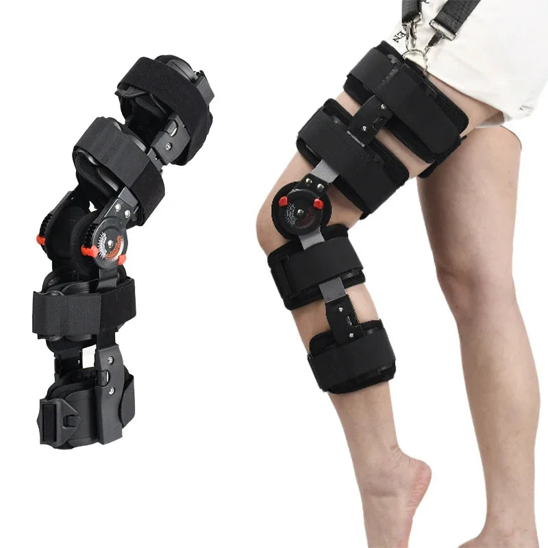 Model Orthopedic Support Stabilizer After Surgery Adjustable Hinged Knee Brace Knee Joint Fixation Stretcher Health Care