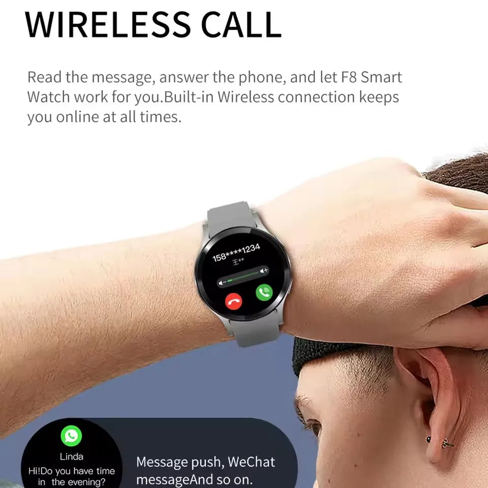 Smartwatch with Bluetooth Call & Fitness Tracker