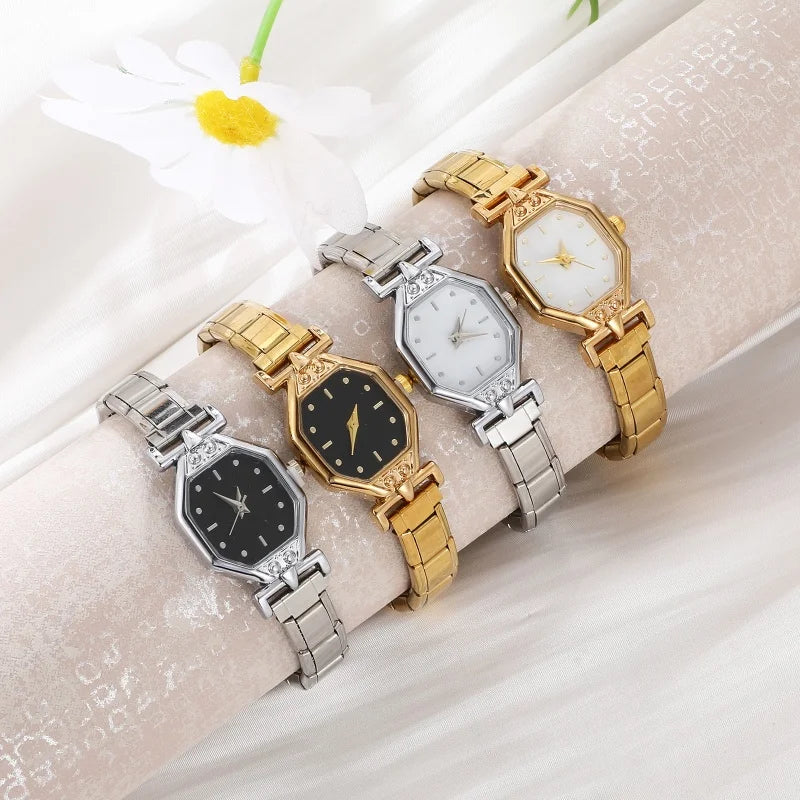 2025 Fashion Women's Men's Stainless Steel Oval Heart Square High Quality Watch Bracelet For Friend Birthday DIY Bracelet Gift