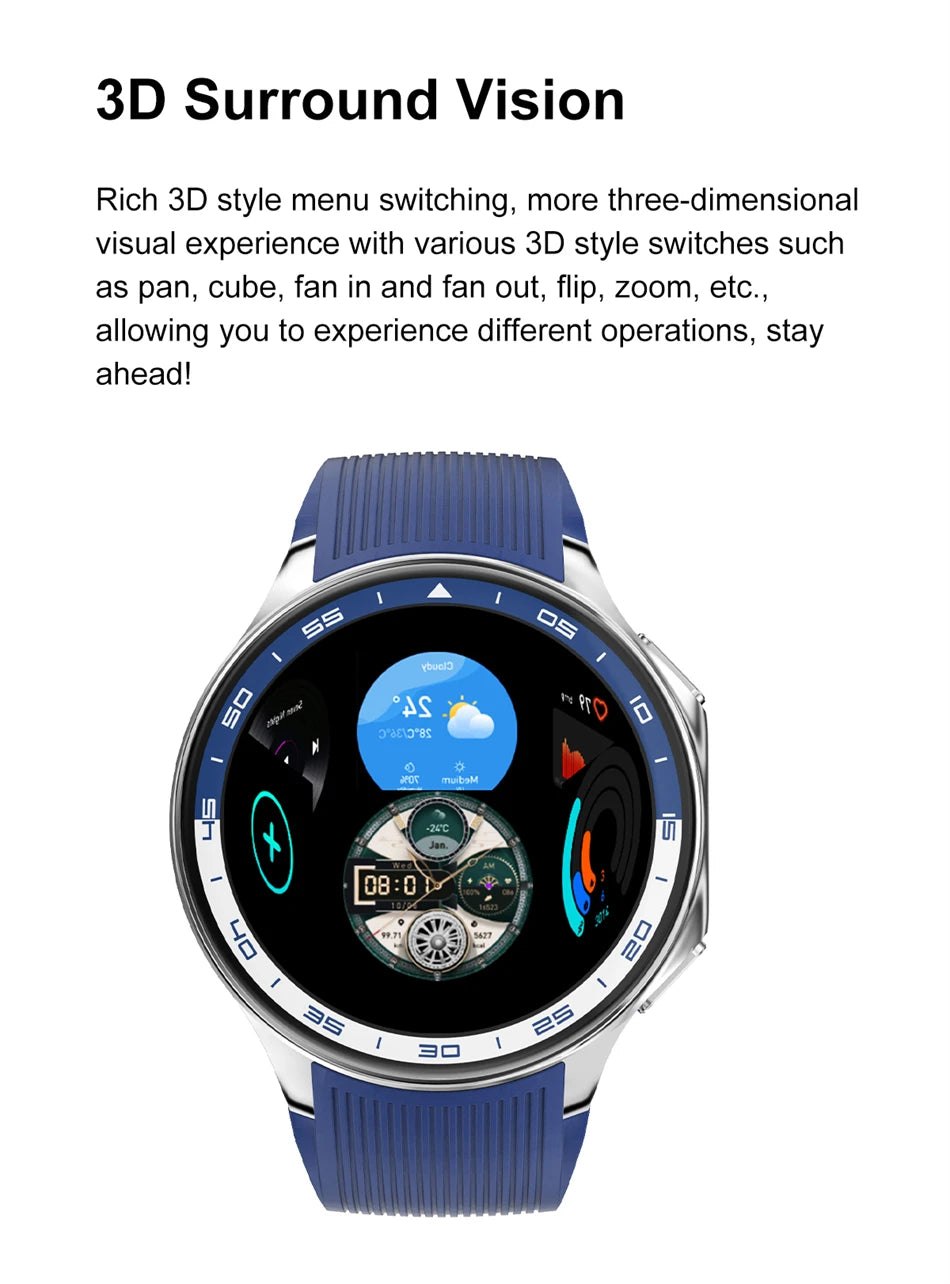 Watch X AMOLED Smart Watch with 32GB & Bluetooth Call