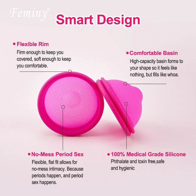 Medical Silicone Menstrual Disc With String Menstrual Cup Period Menstrual Collector Menstruation Disk Women Health Care Hygiene