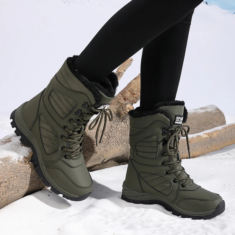 Women’s Winter Snow Boots – Waterproof Ankle Hiking Shoes