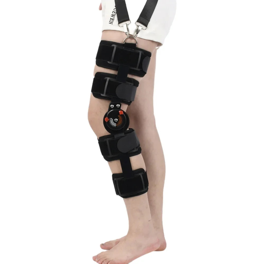 Model Orthopedic Support Stabilizer After Surgery Adjustable Hinged Knee Brace Knee Joint Fixation Stretcher Health Care
