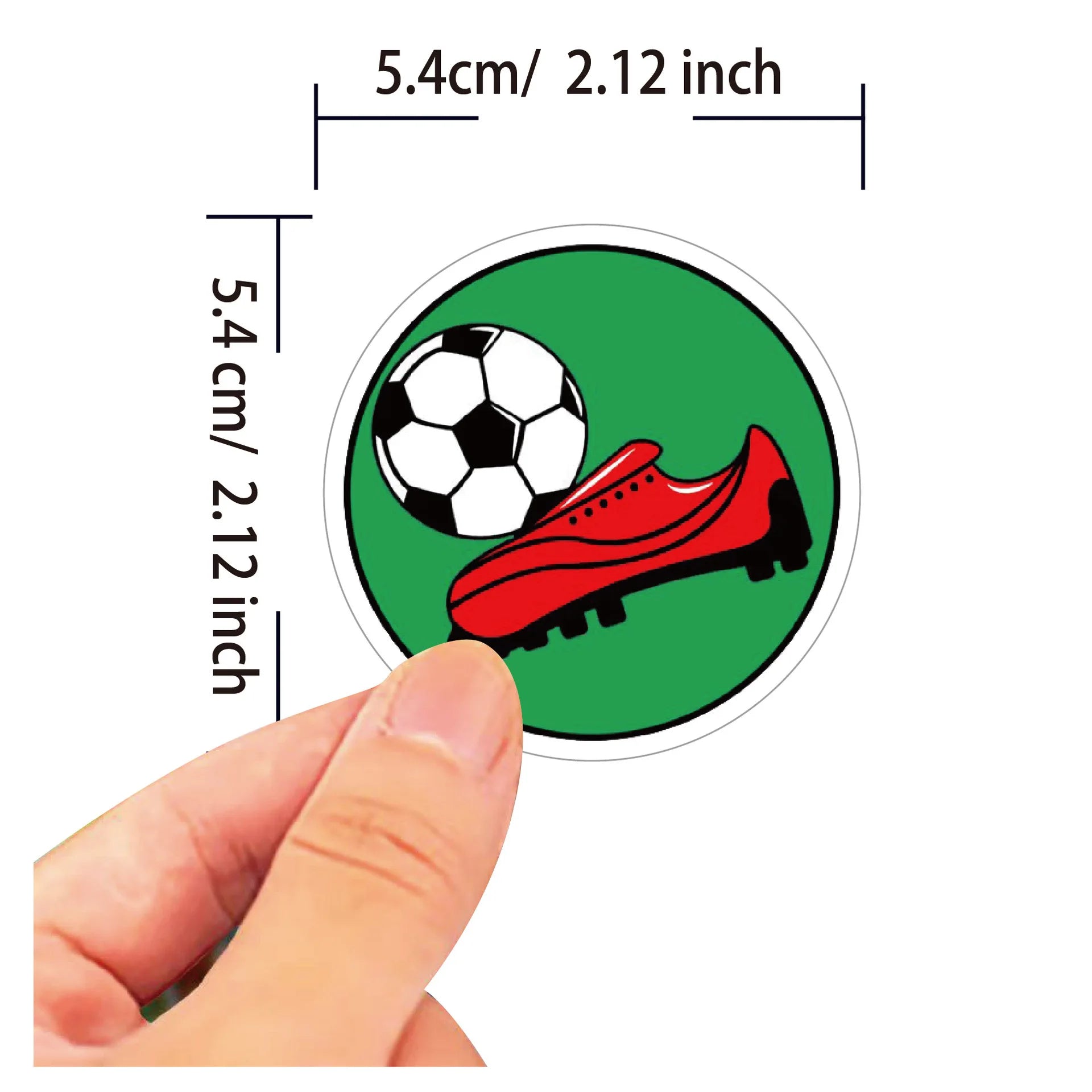 10/50PCS Football Sports Stickers Cartoon Waterproof Personality Creative Doodle Decoration Toys Gift Decoration Suitcase Desk