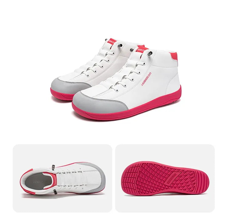 HOBIBEAR Mid-Top Barefoot Shoes – Wide Toe Non-Slip Casual Outdoor Sneakers