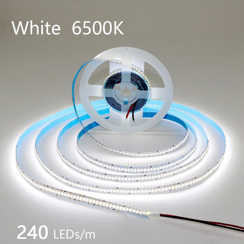 2835 5M 300 600 1200LEDs LED Strip DC12V 24V 120LEDs/m Home Waterproof IP65 Lamp Strip  Flexible And Cuttable Soft Lamp Bar