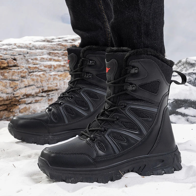 Men’s Waterproof EVA Rain Boots – Non-Slip Winter Snow Shoes