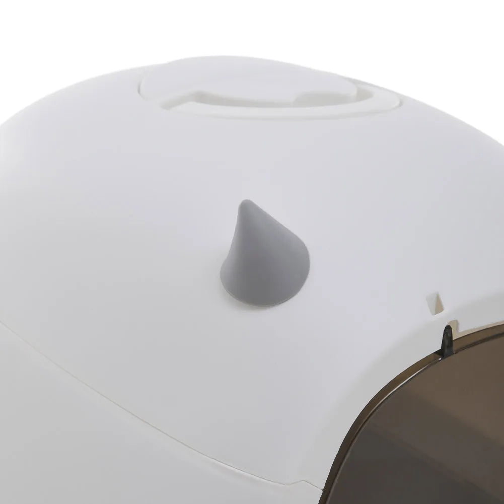 Enclosed Cat Litter Box with Drawer and Scoop