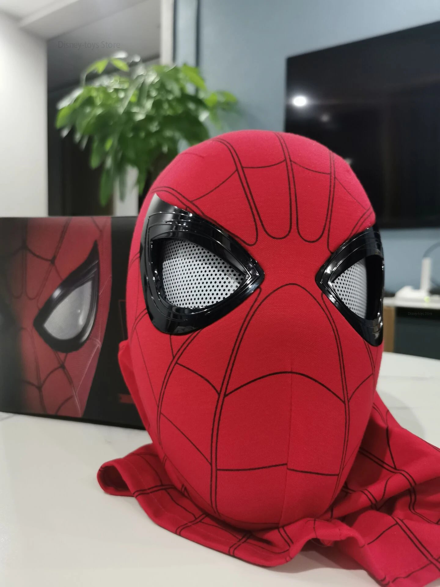 New Spider-man:no Way Home Spider Man Mask Luxury Helmet Rechargeable Remote Eyes Movable Mask Cosplay Decoration Gift Toys