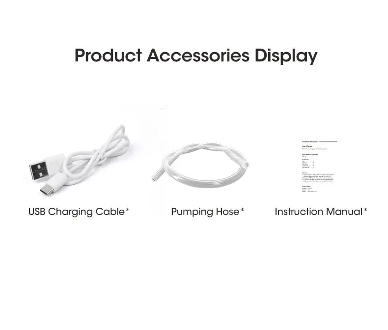 Foldable Water Dispenser Pump Handheld Portable USB Rechargeable Electric for Bottle Jug No Spill Quick Flow Desk Travel Camping