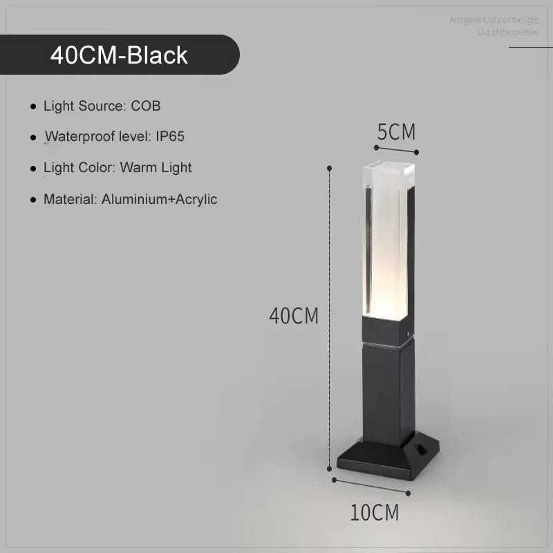 Outdoor Waterproof Lawn Lamp Modern Minimalist Villa Garden Lights Community Courtyard Path LED Landscape Lighting AC110/220V