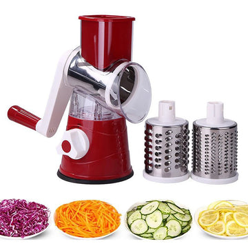Household Multifunctional  Roller Vegetable Cutter Hand Crank Kitchen  Grater Cheese Peanut Cookie Chopper tools
