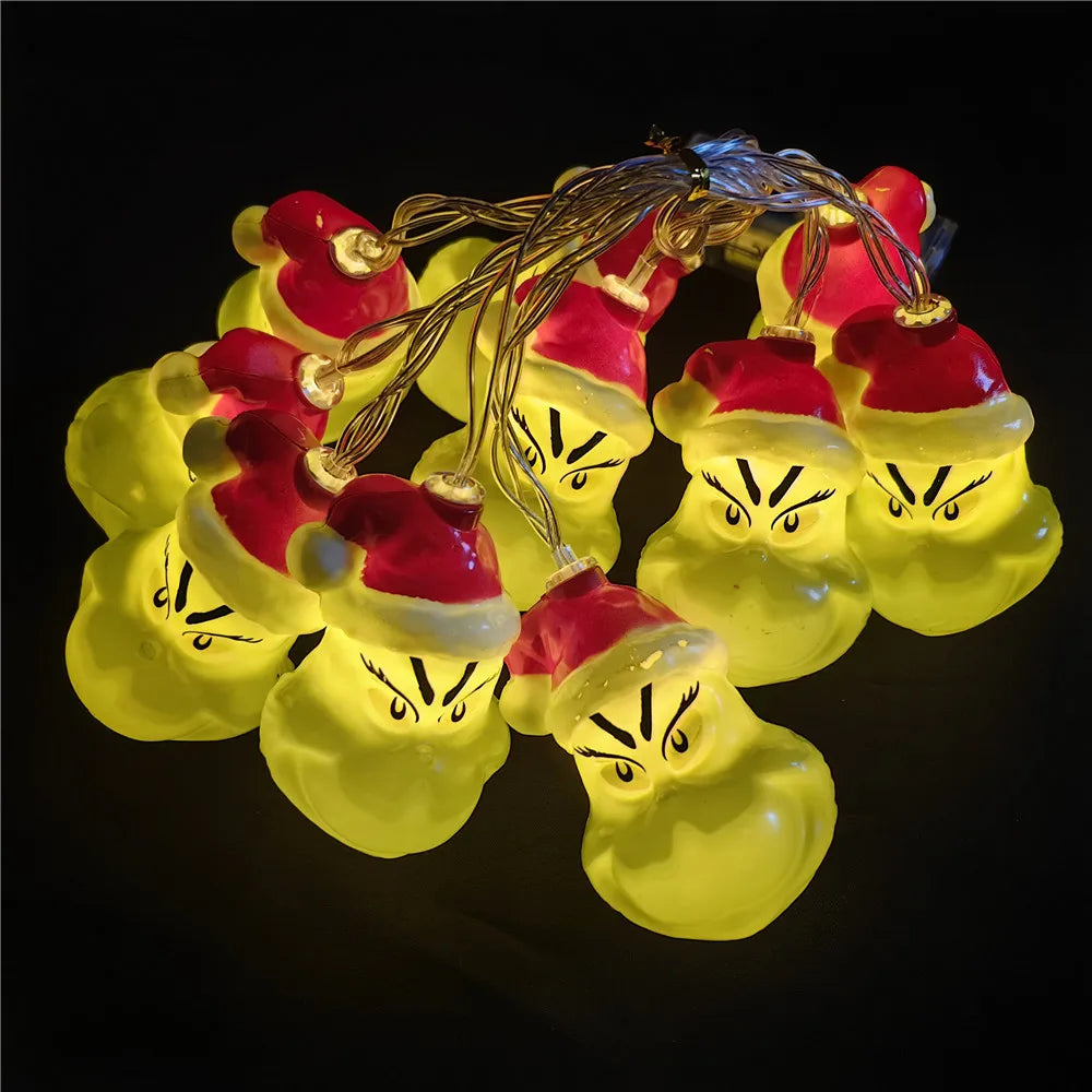 Christmas LED Lights String Lights Decorations for Tree Home Garden Indoor Outdoor Beads Halloween Day Holiday Decorations