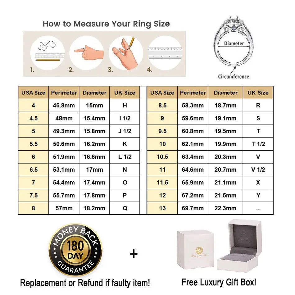 Newshe 925 Sterling Silver Wedding Rings Set for Women Oval Halo Cubic Zircon Bridal Engagement Ring Jewelry Gift