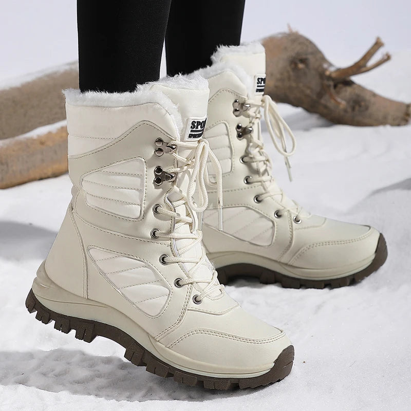 Women’s Winter Snow Boots – Waterproof Ankle Hiking Shoes