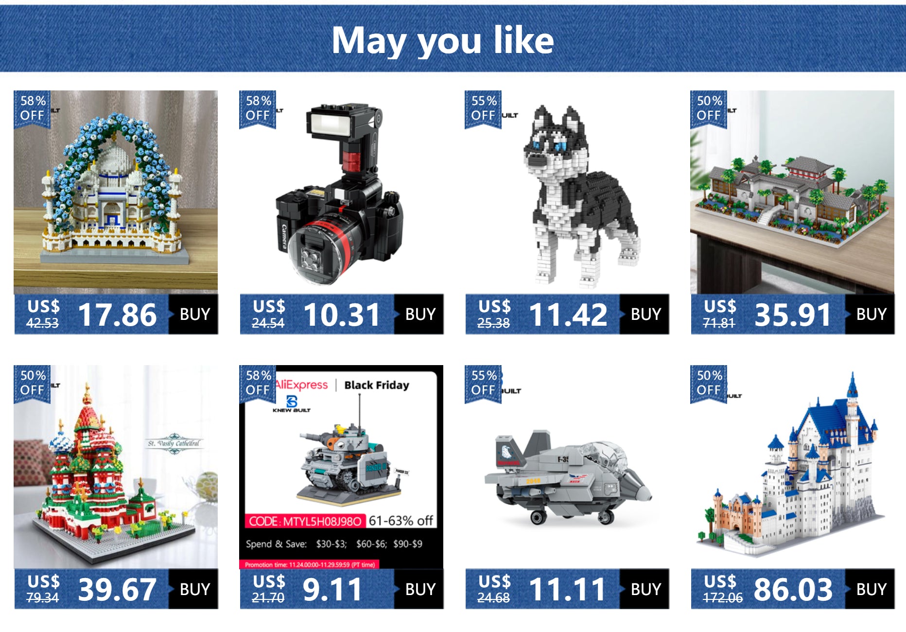 KNEW BUILT Capitol City Construction White House Micro Building Blocks US Mini Architecture Adult Children Toys Assemble Bricks