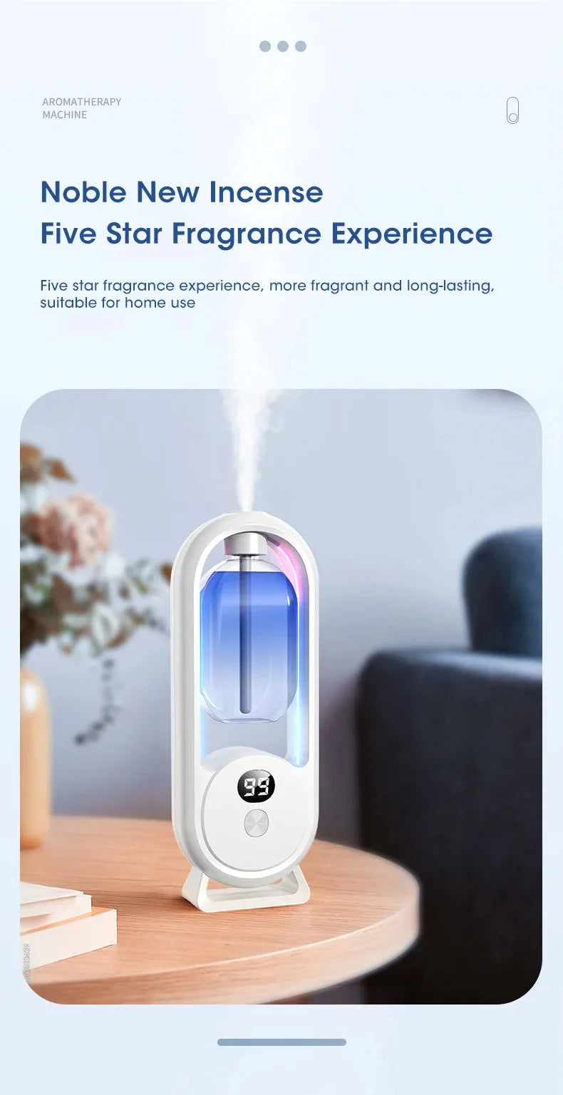 Automatic Nebulizer Essential Oil Diffuser Home Fragrance Machine Kitchen Toilet Deodorizer Perfume Scent Machine