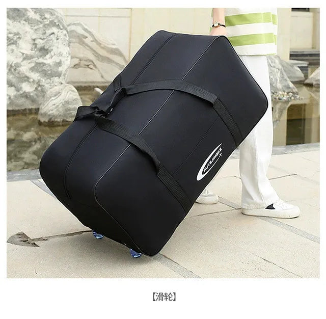 Camouflage Luggage Moving House Big Bag Thick Waterproof Oxford Cloth Moving Artifact Large Storage Men's Travel Bags Duffle Bag