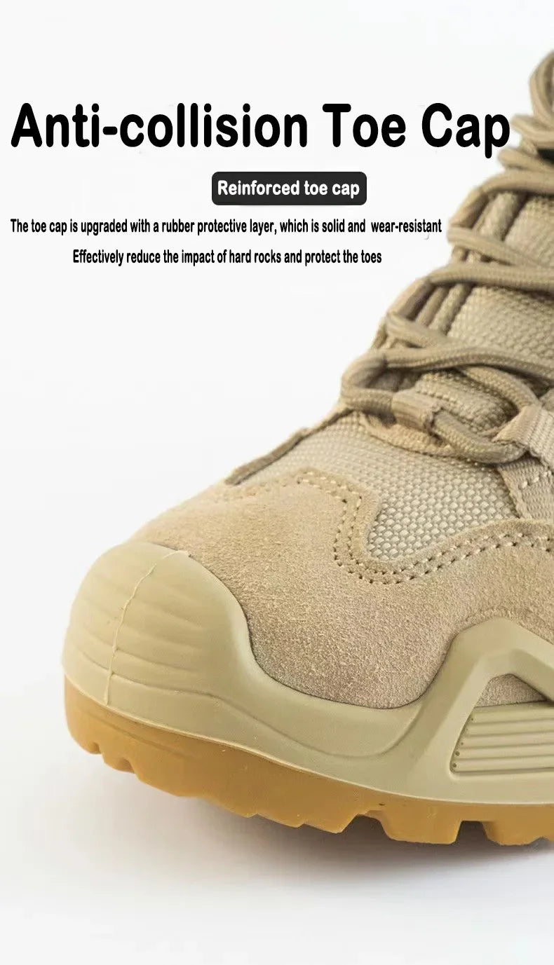 Men’s Waterproof Tactical Combat Boots – Outdoor Hiking & Work