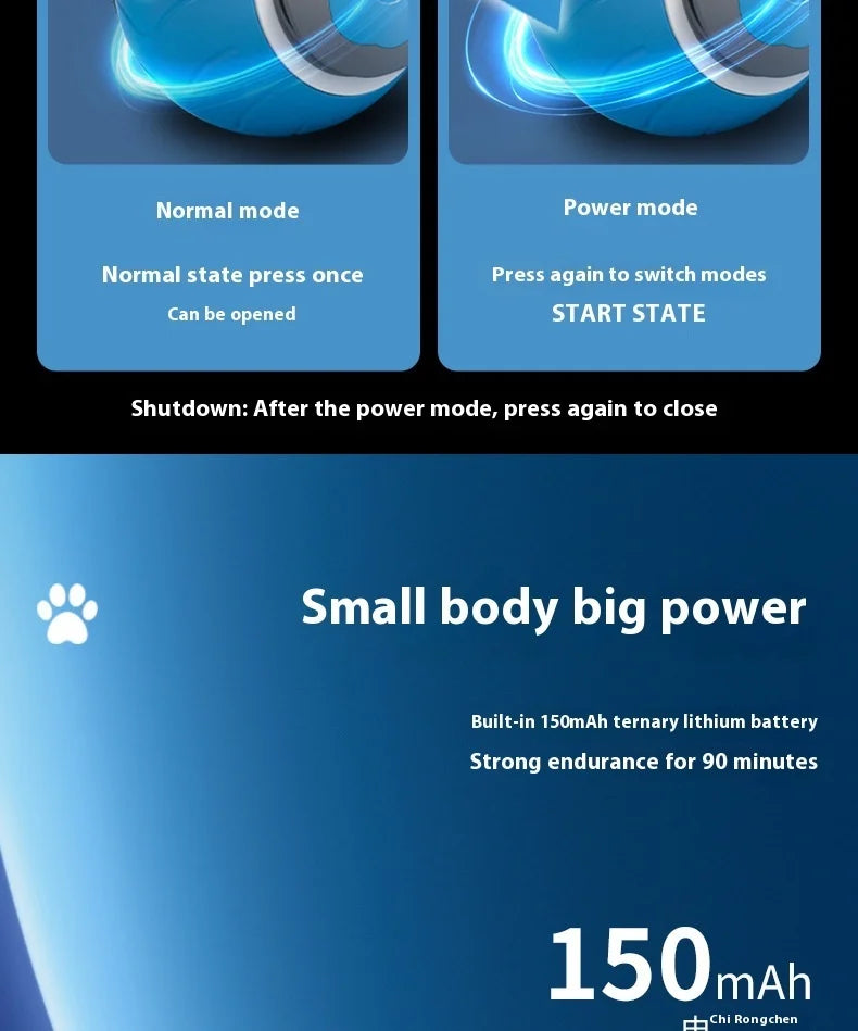 Smart Interactive Cat Toy Ball with Tail