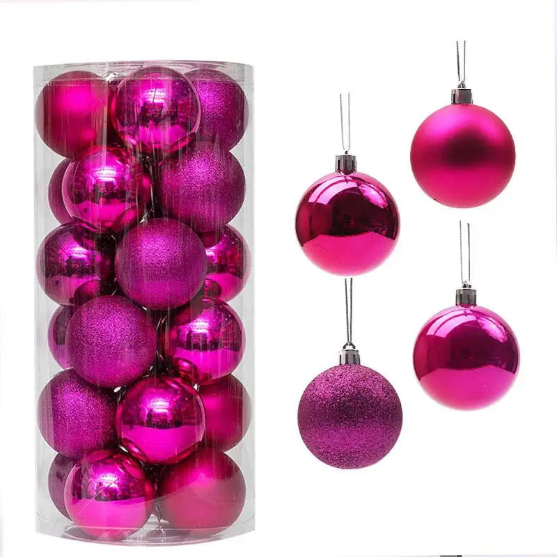 32 Style Christmas Balls Gold Red Christmas Tree Decoration Hanging Bauble Balls Pendant Xmas Party Supplies New Year Gift 2026