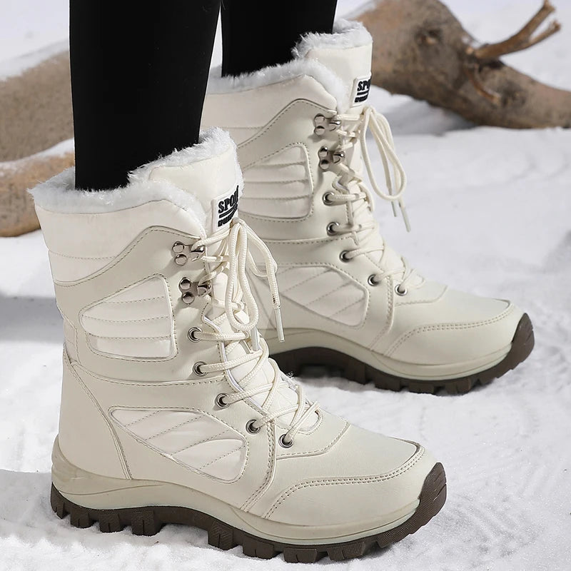 Women’s Winter Snow Boots – Waterproof Ankle Hiking Shoes