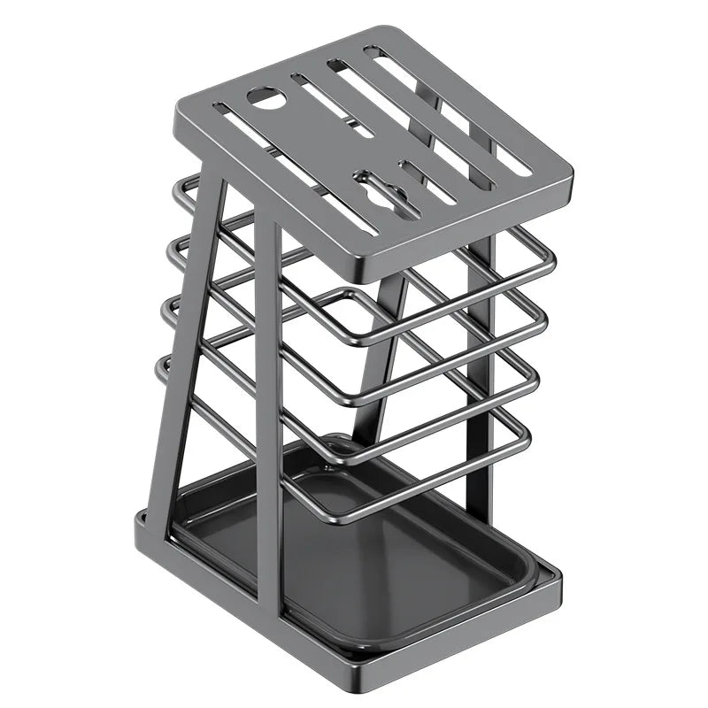 Kitchen knife rack storage rack countertop drainage all-in-one knife storage rack kitchen knife rack for home knife holder