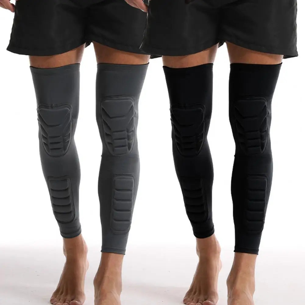 Sports Knee Pads Sports Supplies High Elastic Sports Knee Pad Shin Guard Impact Resistant Sleeve for Football for Athletes