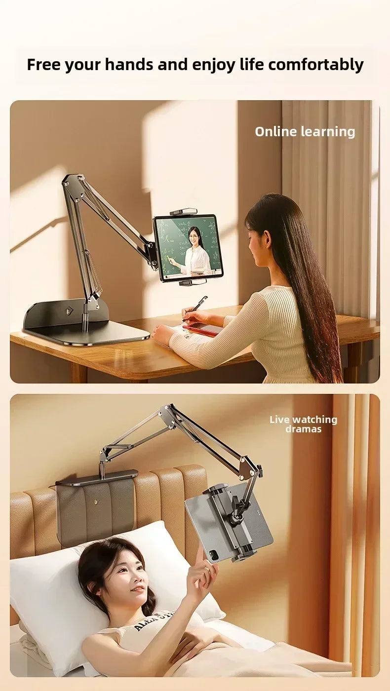 Adjustable Lazy Phone Stand – Bedside & Desktop Holder
