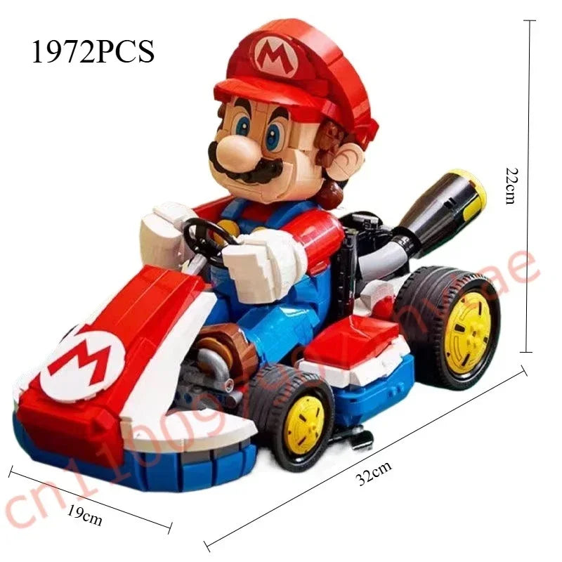 Marioed 72037 Standard Kart Model Building Blocks Classic Game Racing Car Assembly Bricks Toys Home Decor Christmas Gift