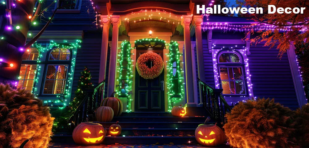 Christmas Tree Lights 20M Fairy String Lights w/ APP Control Music Sync 12 Modes IP65 Waterproof USB Powered for Xmas Home Decor