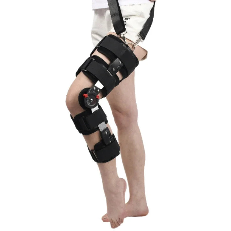 Model Orthopedic Support Stabilizer After Surgery Adjustable Hinged Knee Brace Knee Joint Fixation Stretcher Health Care