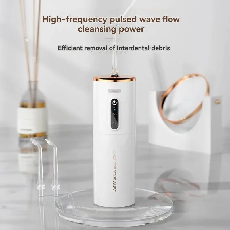 Portable Electric Oral Irrigator Water Flosser 3 Modes Waterproof Dental Cleaner for Teeth Personalized Oral Care