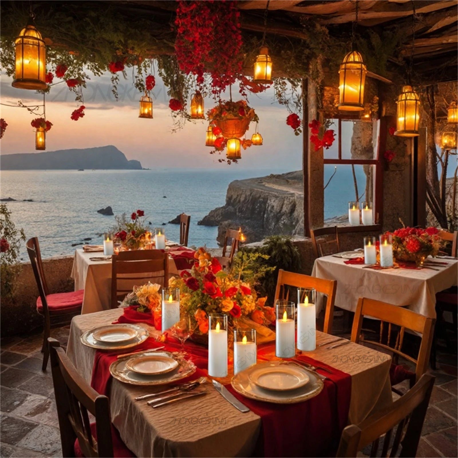 10-180PCS Wedding Led Candles Artificial Candles Led Flickering Flameless Candles with Batteries Operated Home Decor Acrylic Cup