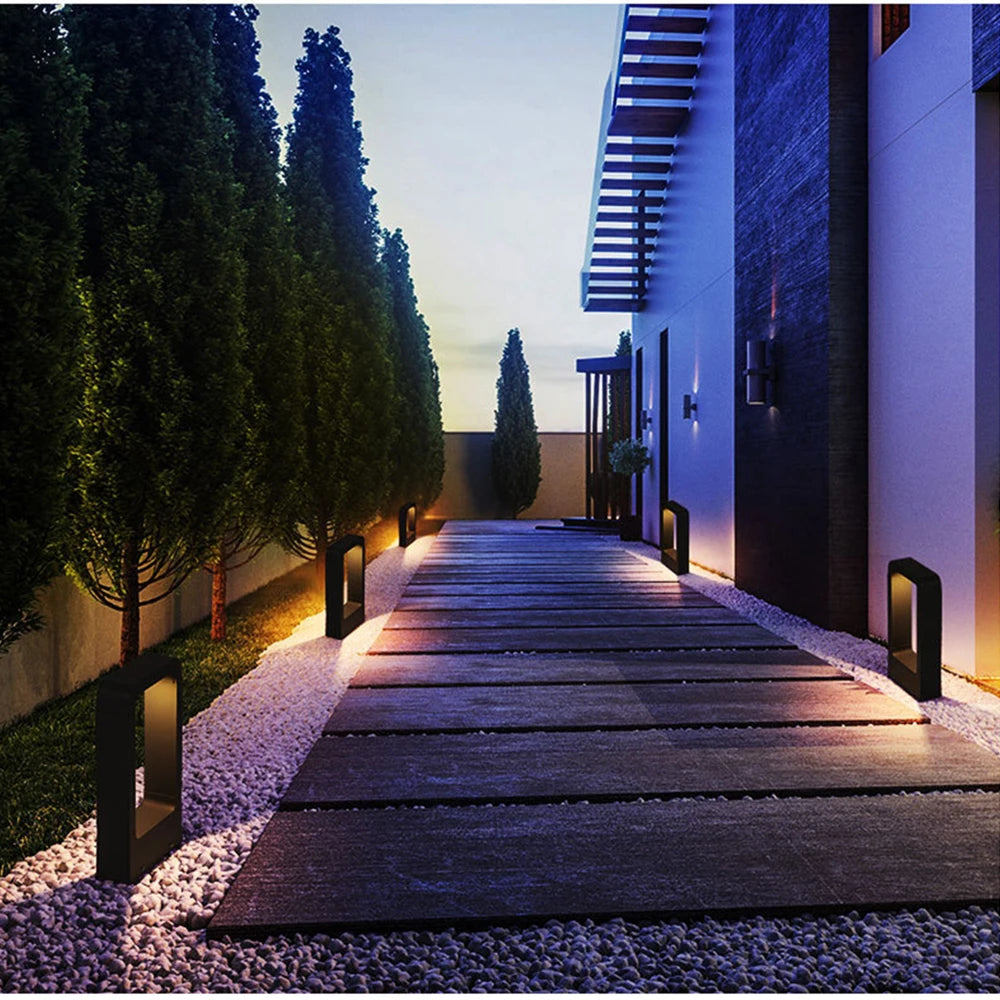 Outdoor Waterproof Lawn Light Courtyard Aisle Lawn Light Aluminum LED Waterproof IP65 Light Fixture Garden Light