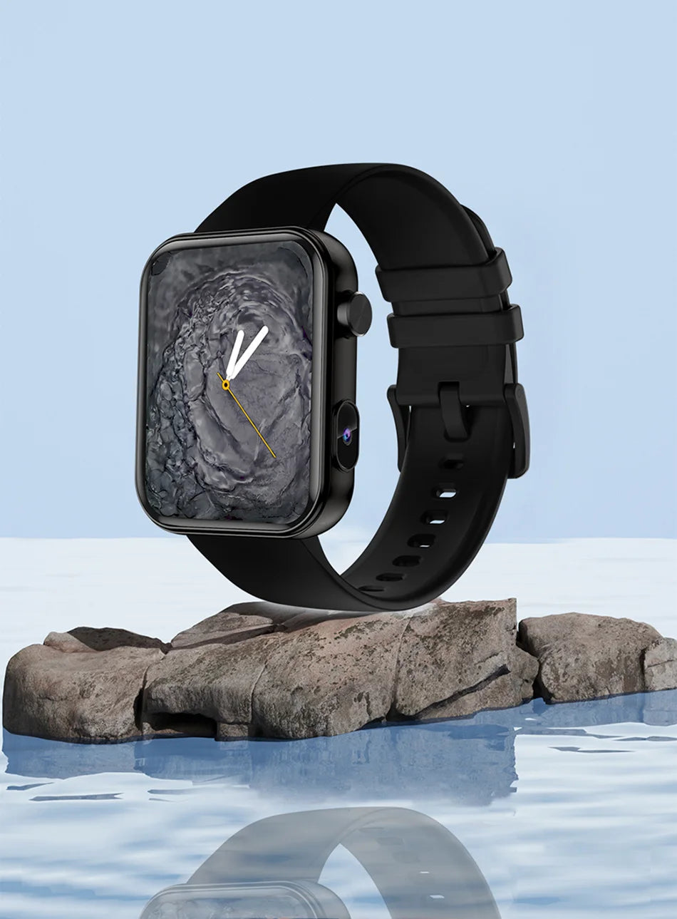 Camera Smart Watch with Video, BT Call & Health