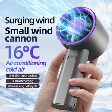 Mini Handheld USB Fast Charging Silent High-Speed Air Cooling Portable Fan Personal for Travel Outdoor Activities
