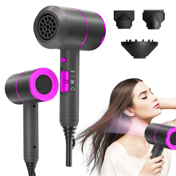 VoluVibe Professional Ionic Hair Dryer – Fast Dry, Low Noise