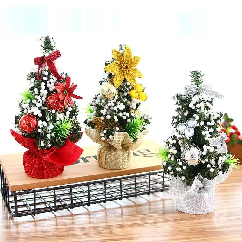 20cm Mini Christmas Tree Christmas Desktop Decoration Christmas Tree Decoration Home Christmas Party Decoration Christmas Tree