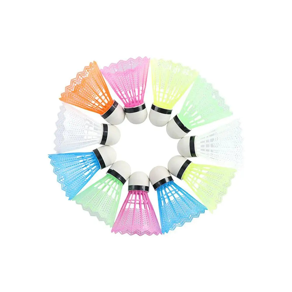 12pcs Portable Sport Training Racquet Sports Colorful Outdoor Shuttlecocks Products Badminton Balls Shuttlecock Training Ball
