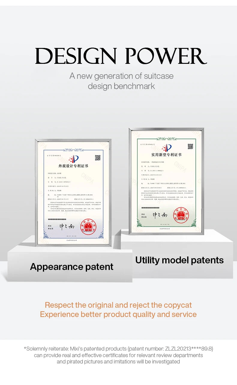 PC Hardside Travel Suitcase with Wide Handle & TSA Lock