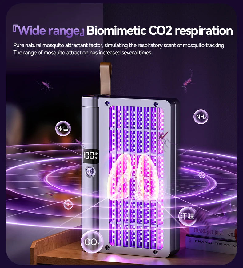 Electric Shock Mosquito Swatter Foldable Zapper Anti Mosquito Lamp Repellent Killer Rechargeable Portable Indoor Outdoor Use