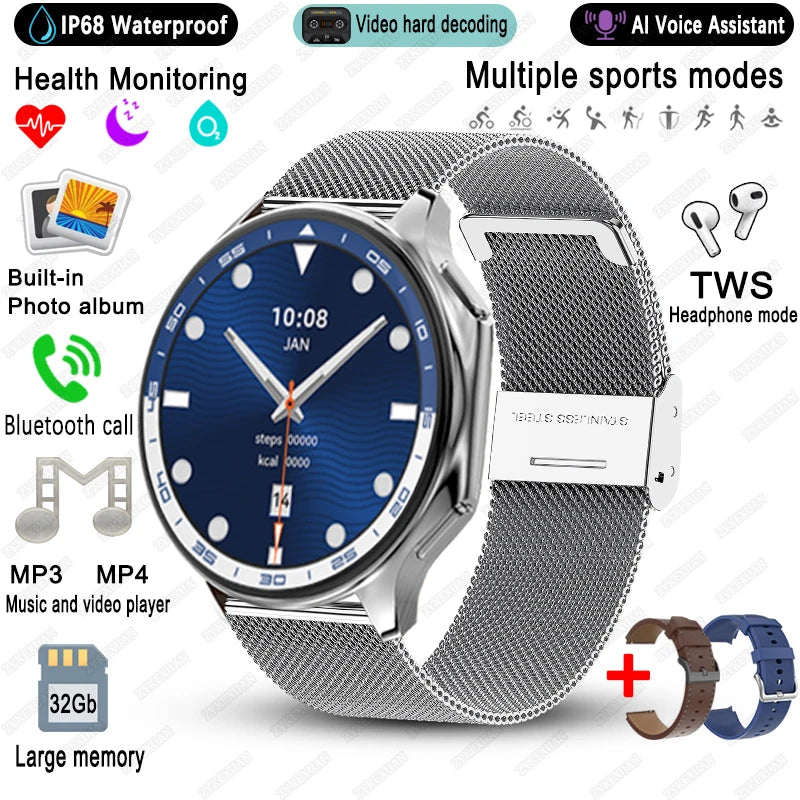 Watch X AMOLED Smart Watch with 32GB & Bluetooth Call