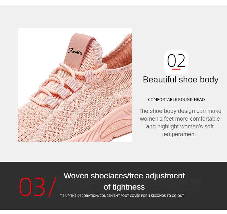Women’s Breathable Mesh Sneakers Lightweight Summer Shoes