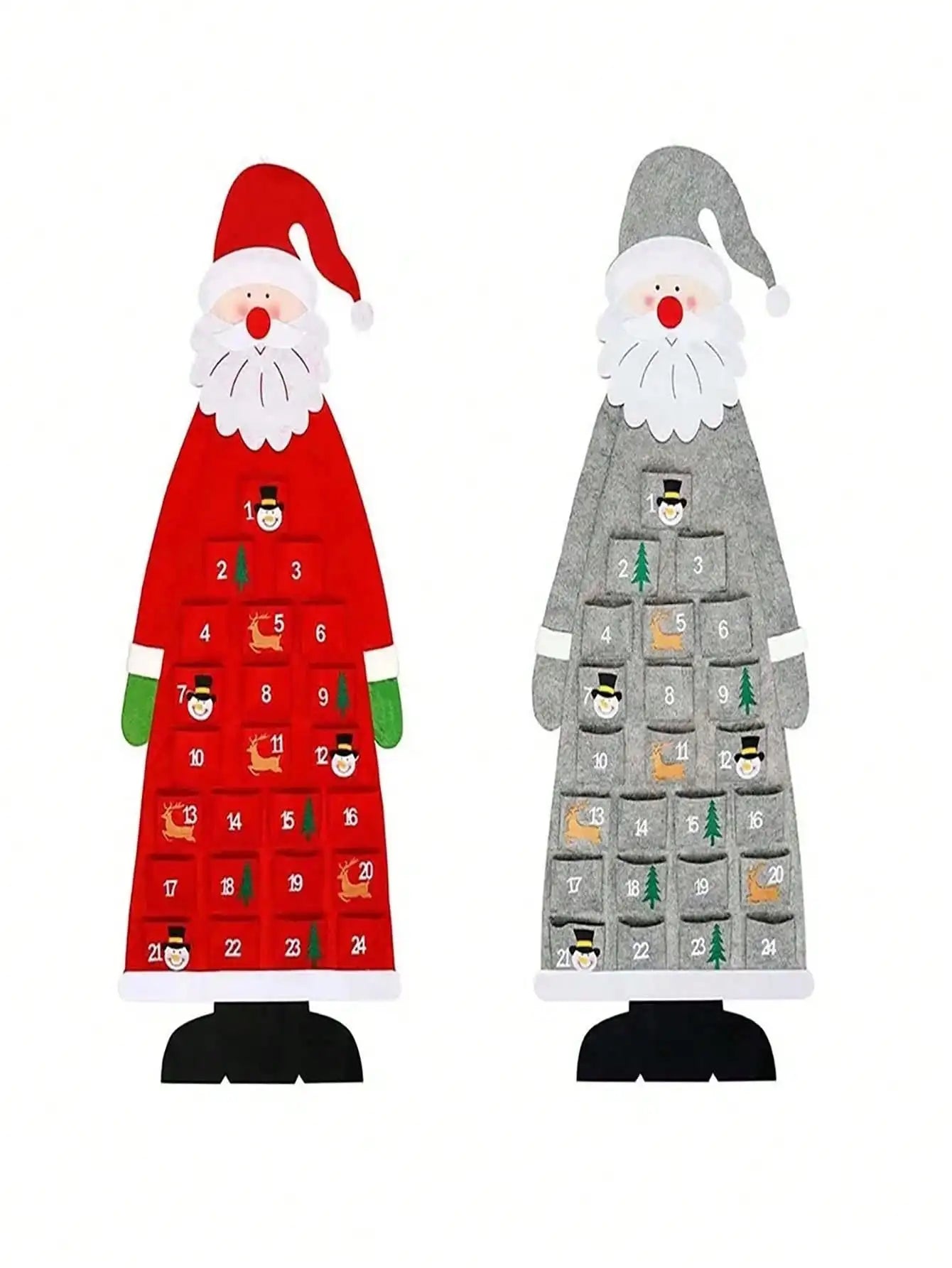 DIY Felt Christmas Tree Christmas Decoration for Home Navidad 2022 New Year Christmas Ornaments Santa Claus Xmas Kids Gifts