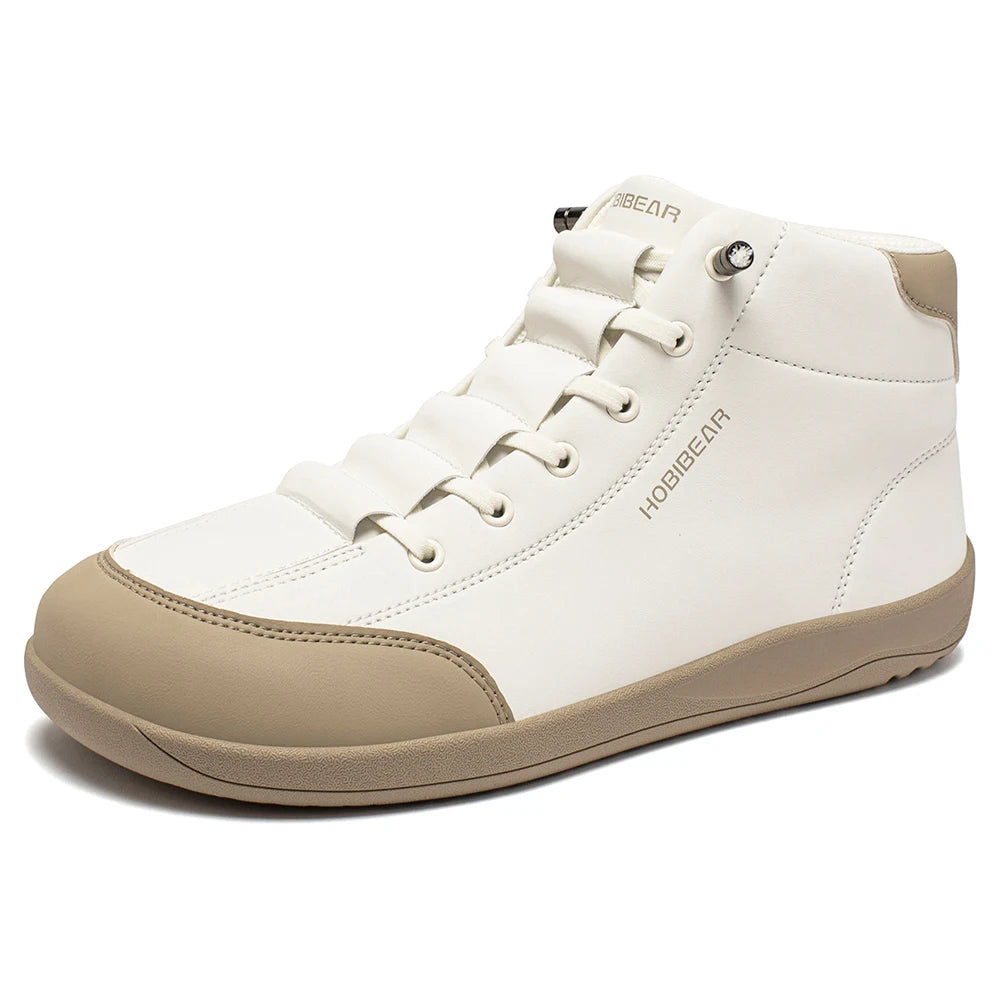 HOBIBEAR Mid-Top Barefoot Shoes – Wide Toe Non-Slip Casual Outdoor Sneakers