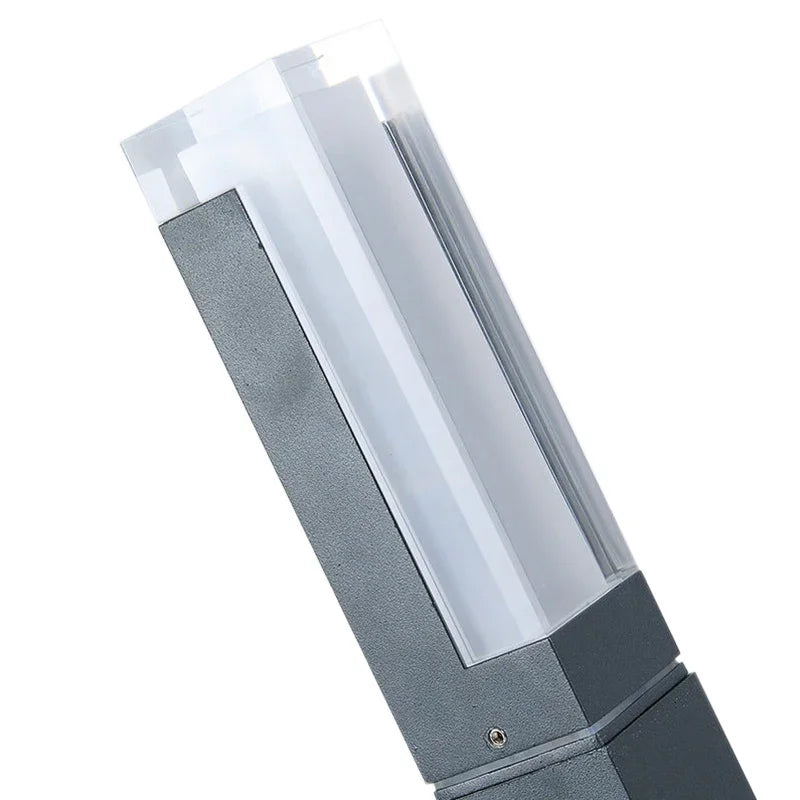 Waterproof LED Garden Lawn Lamp Modern Aluminum Pillar Light for Outdoor Courtyard Villa Landscape Bollard Lighting New Style