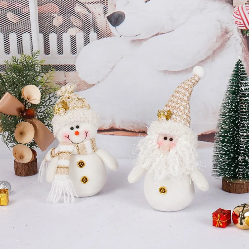 Christmas Decorations For Home Height 30Cm Santa Claus Doll Children'S Gifts Window Ornaments Navidad New Year 2025