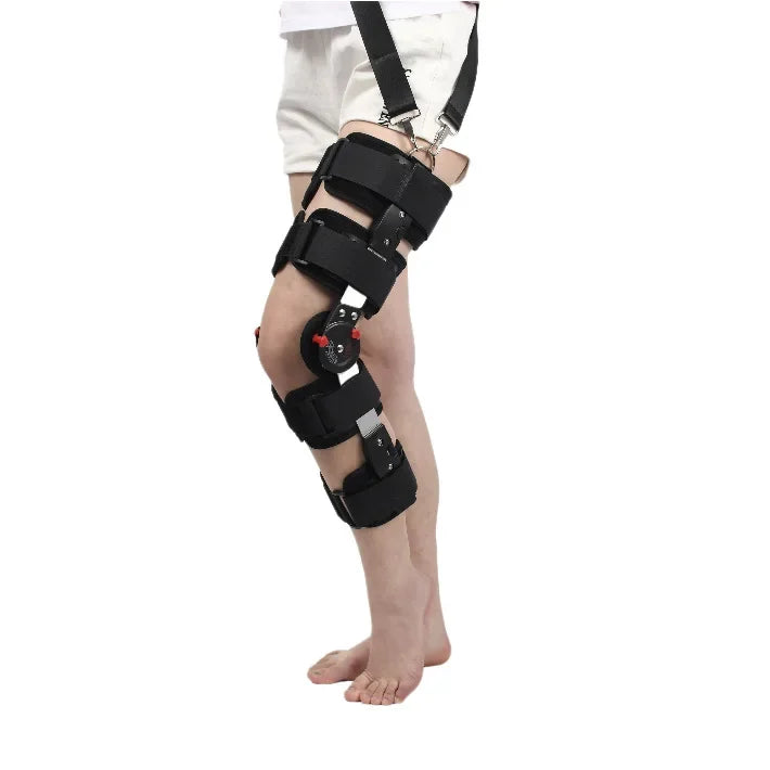 Model Orthopedic Support Stabilizer After Surgery Adjustable Hinged Knee Brace Knee Joint Fixation Stretcher Health Care
